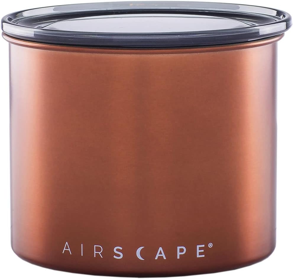 Airscape Kaffeedose aus Edelstahl | Lebensmittelaufbewahrungsbehälter | patentierter luftdichter Dec