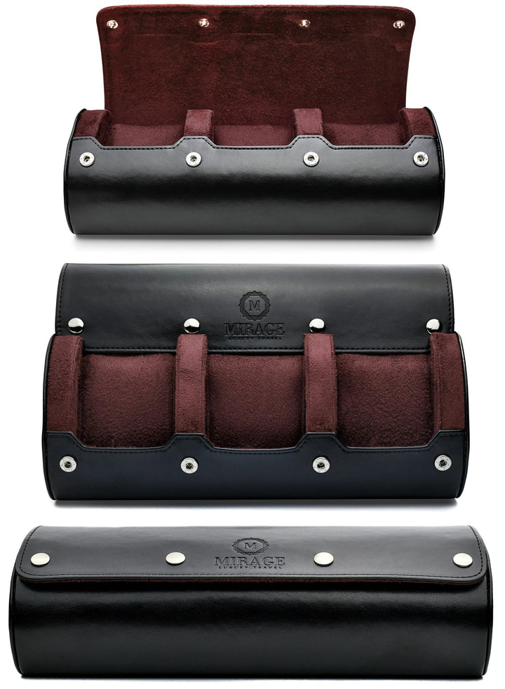Watch Roll Case for Men - Watch Travel Case - Storage Organizer and Display - Mirage Watch Roll Case