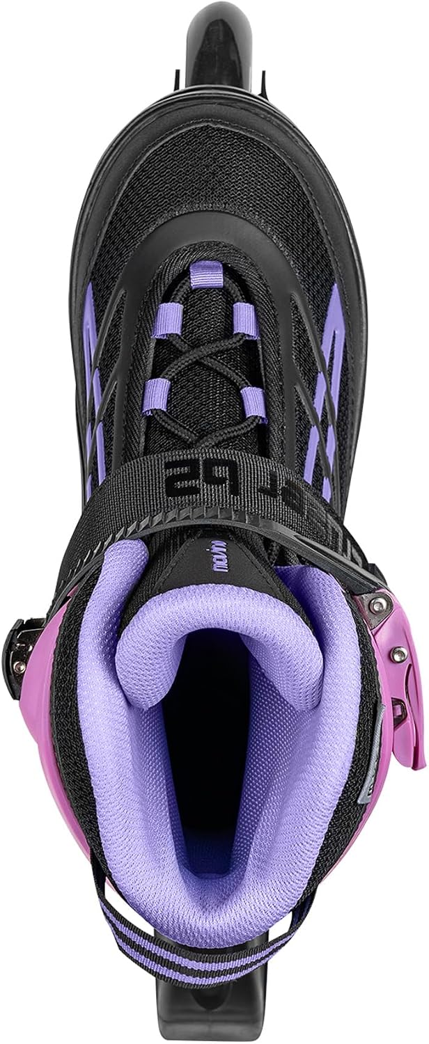 Movino Inline Skates Cruzer B3 Verstellbare Rollschuhe Damen Mädchen Jungen Inliner für Erwachsene m