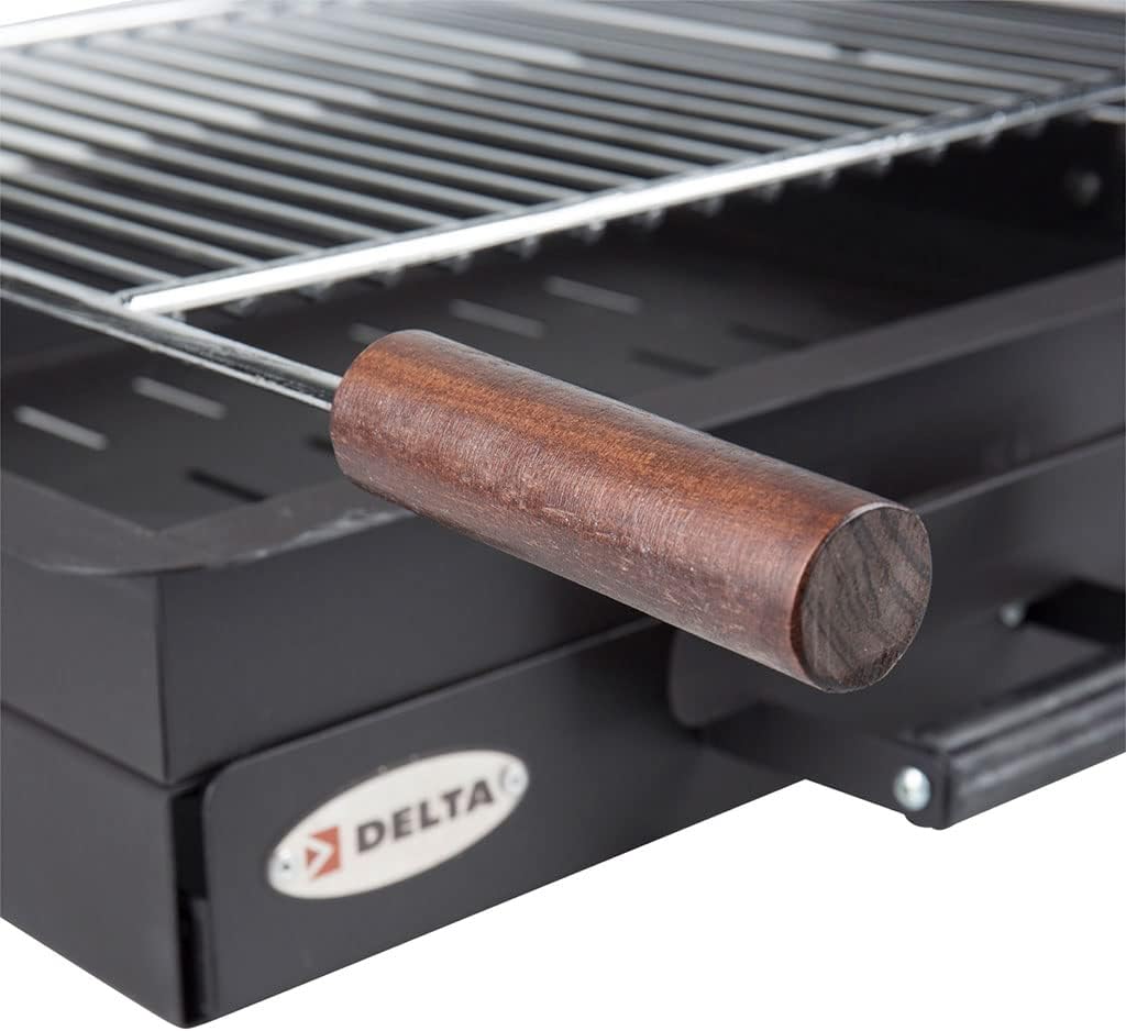 I LOVE BBQ - Kohlegrills, Einbaugrill – Grill zum Aufstellen 6/8 Besteck – Set Grills – Masse: 59 x