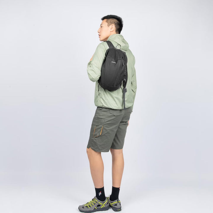 NH100 Wanderrucksack, 10 Liter, Schwarz (Schwarz)