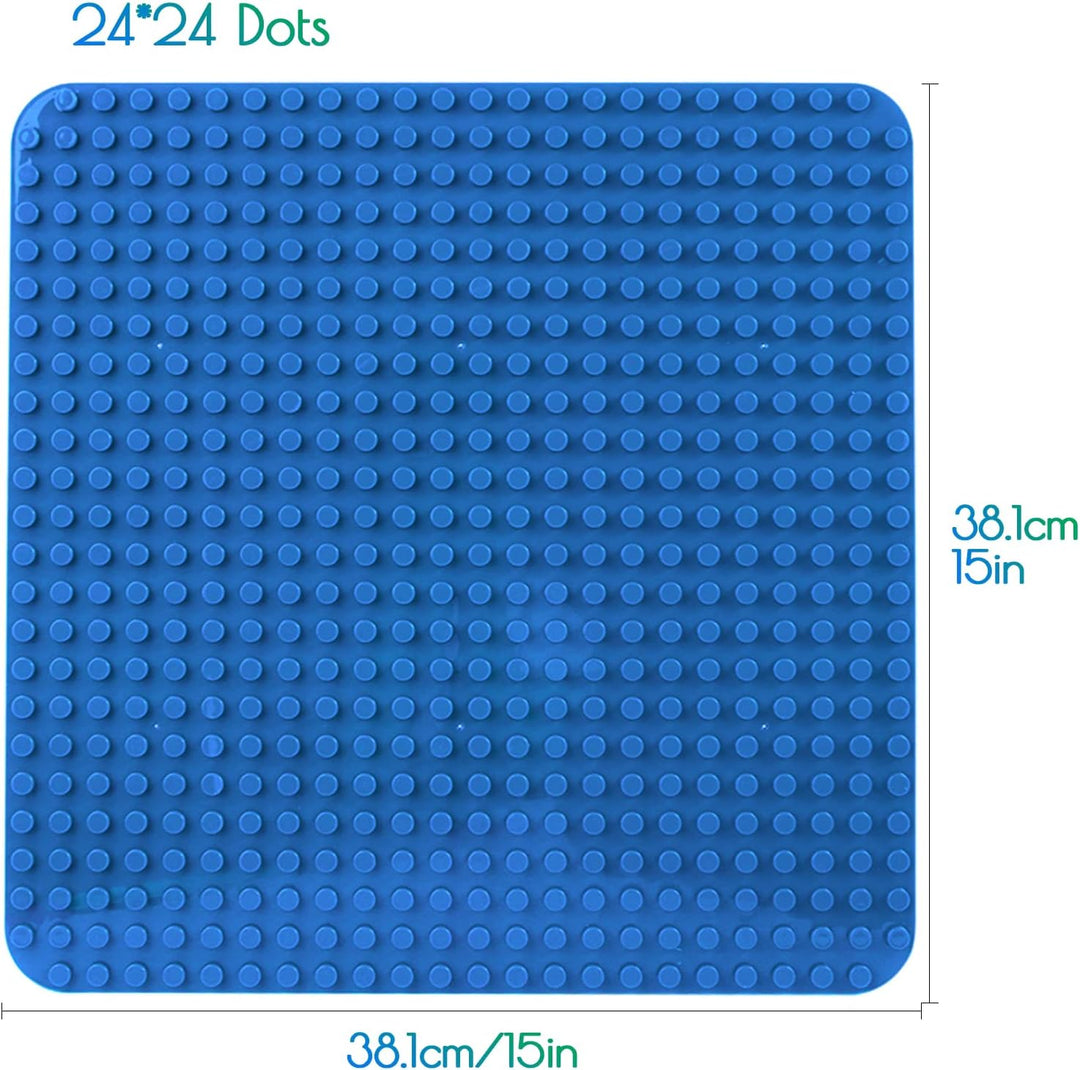 Grosse Bauplatte Kompatibel mit Duplo Platten,grosse Grundplatte,38 * 38cm Platten-Set für Kreatives