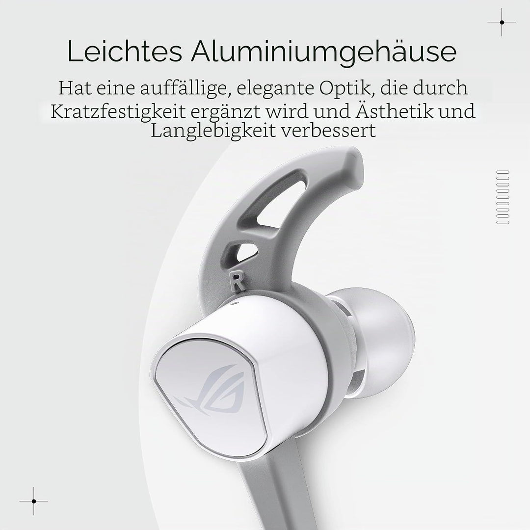 ASUS ROG Cetra II Core Moonlight In-Ear-Gaming-Kopfhörer (Treiber aus Flüssigsilikonkautschuk (LSR),
