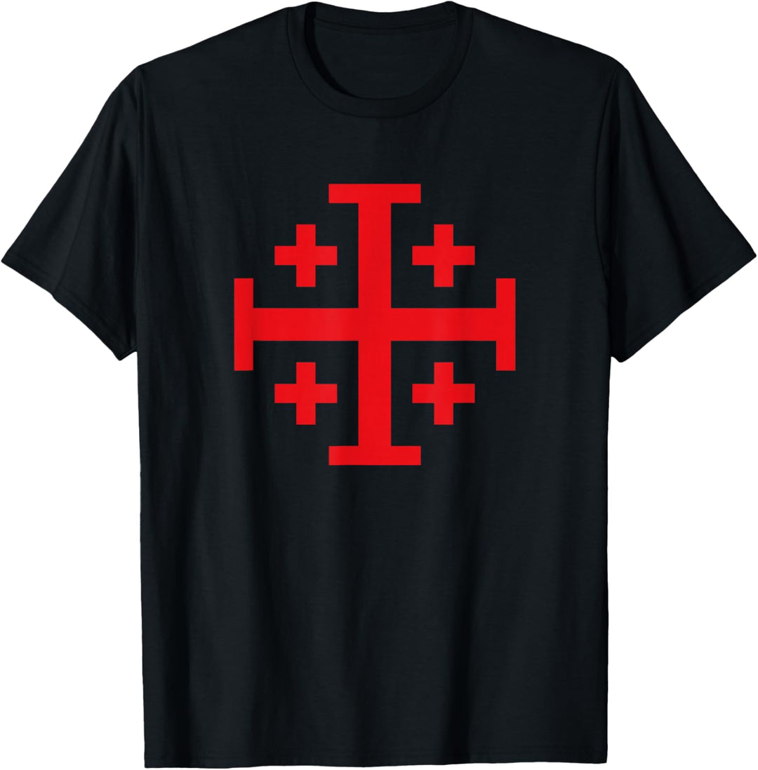 Tempelritter Jerusalem Kreuz Shirt Kostüm Knight T-Shirt