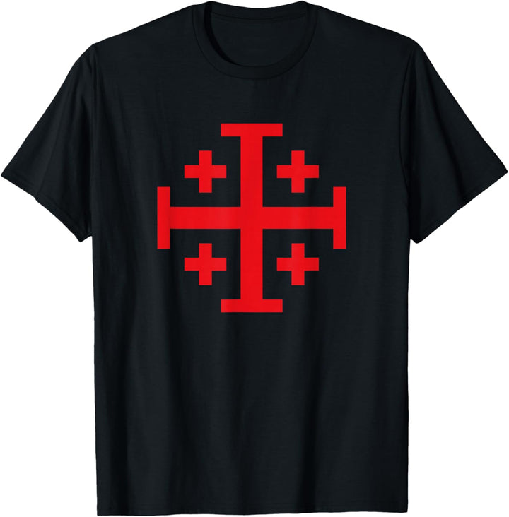 Tempelritter Jerusalem Kreuz Shirt Kostüm Knight T-Shirt