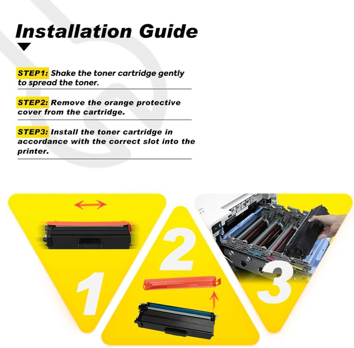 v4ink Toner Compatible with Brother Laserjet Pro HL 4150CDN 4140CN 4570CDW 4570CDWT MFC 9460CDN 9465