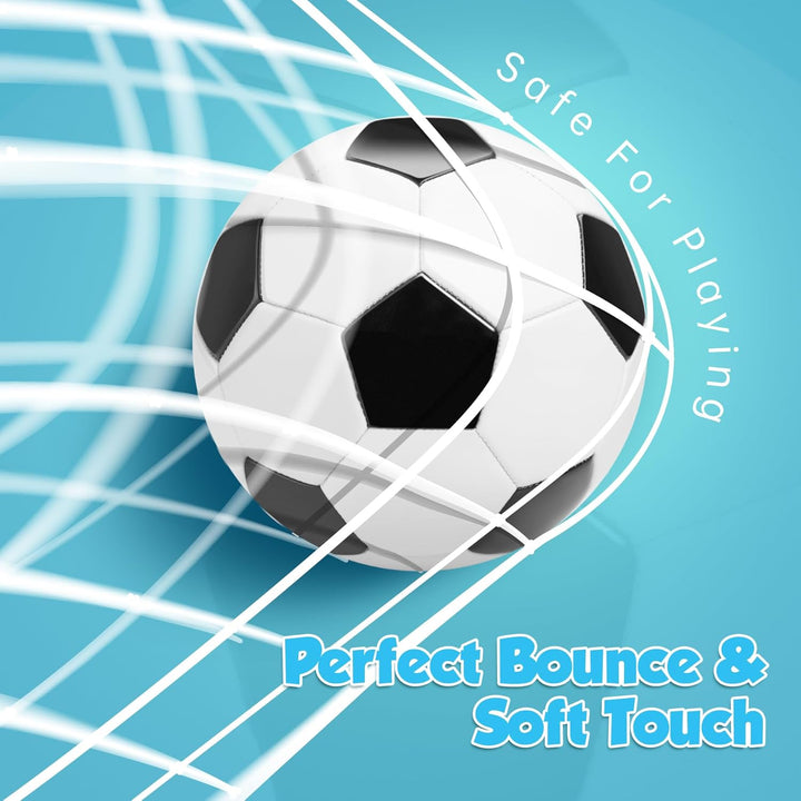 U&C Planet Training Fussball Grösse 5 Soccer Ball Bälle Premium PVC Lederball für Training & Spiele