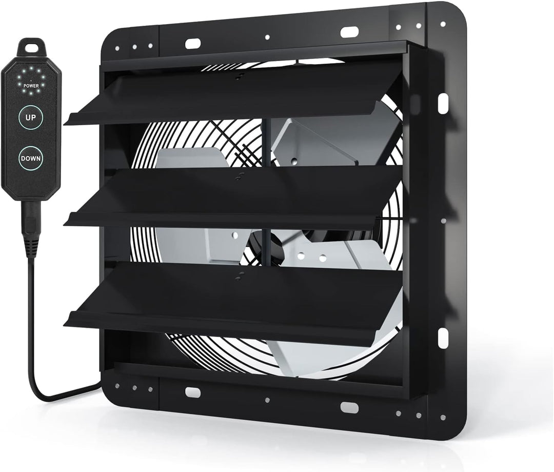 Brogachy 300mm zu und Abluftventilator Industrie Wandventilator 1580m³/h mit PWM Regelbar Wandlüfter