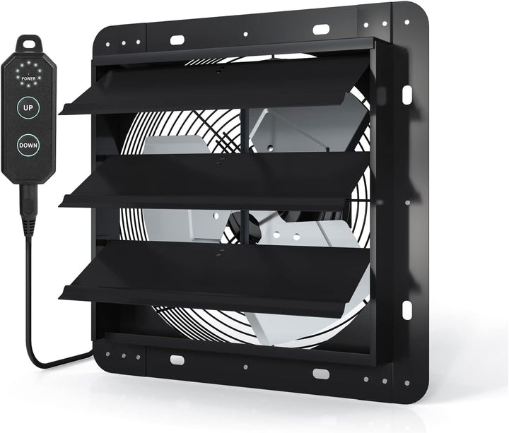 Brogachy 300mm zu und Abluftventilator Industrie Wandventilator 1580m³/h mit PWM Regelbar Wandlüfter