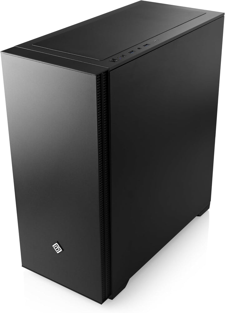 Gaming PC-Gehäuse Cronos II Silent - Midi-Tower, schallgedämmt, Low-Noise, vormontierte Lüfter, E-AT
