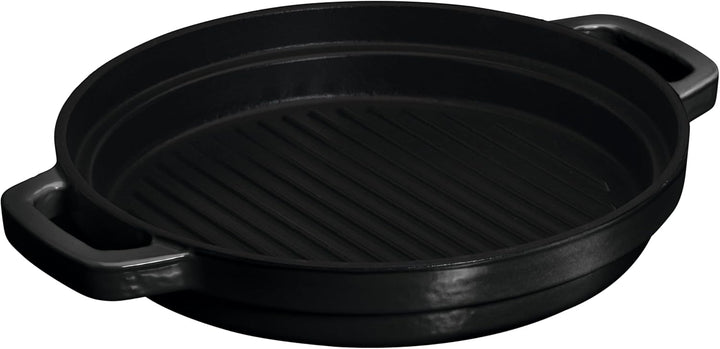 CHEF CUISINE Gusseisernes Kochtopf- & Pfannen-Set, 3-teilig mit Deckel Ofenfest