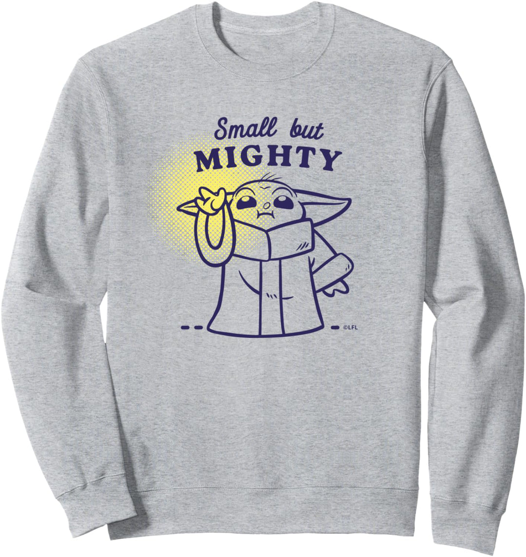 Star Wars The Mandalorian Grogu Small But Mighty Sweatshirt