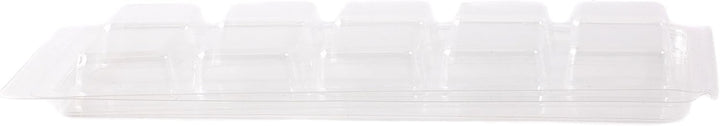World Of Moulds Welt der Formen 100 Stück 10-Cavity Wachs-Tart Clamshell Schimmel, PVC, 21,2 x 15,8 