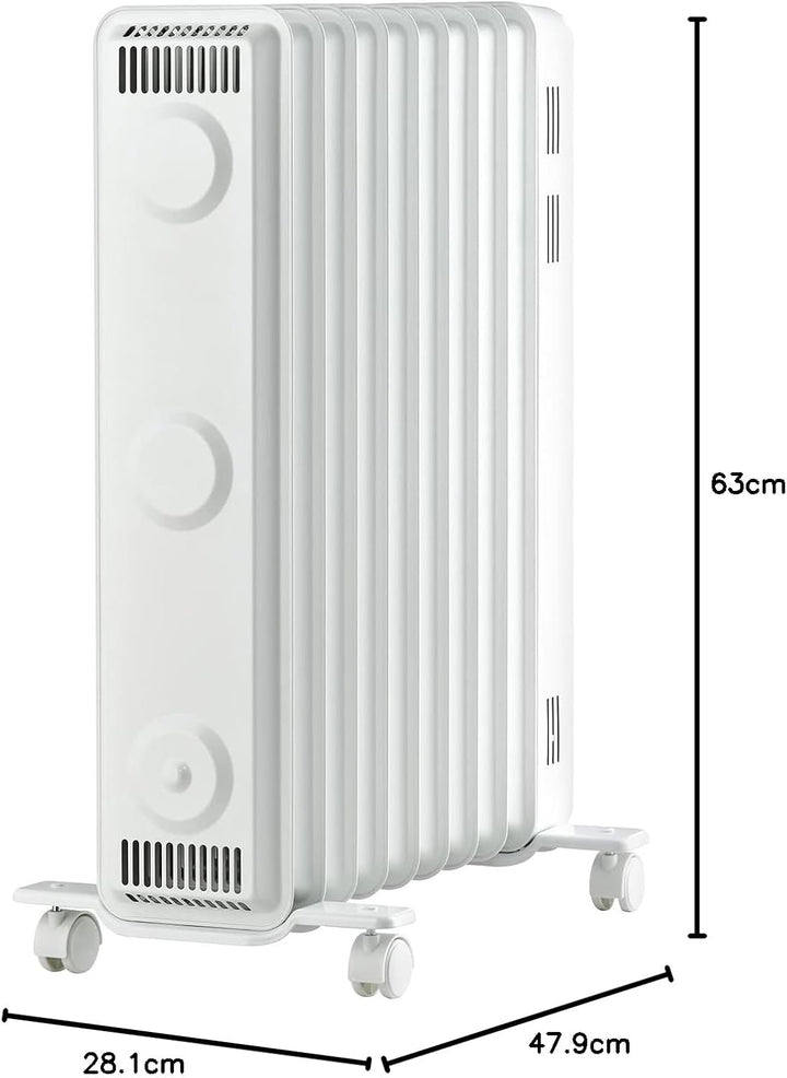 ewt Öko-Radiator NOC eco 20M, Zusatzheizung für mittelgrosse Räume, inkl. 3 Heizstufen, mobil dank R