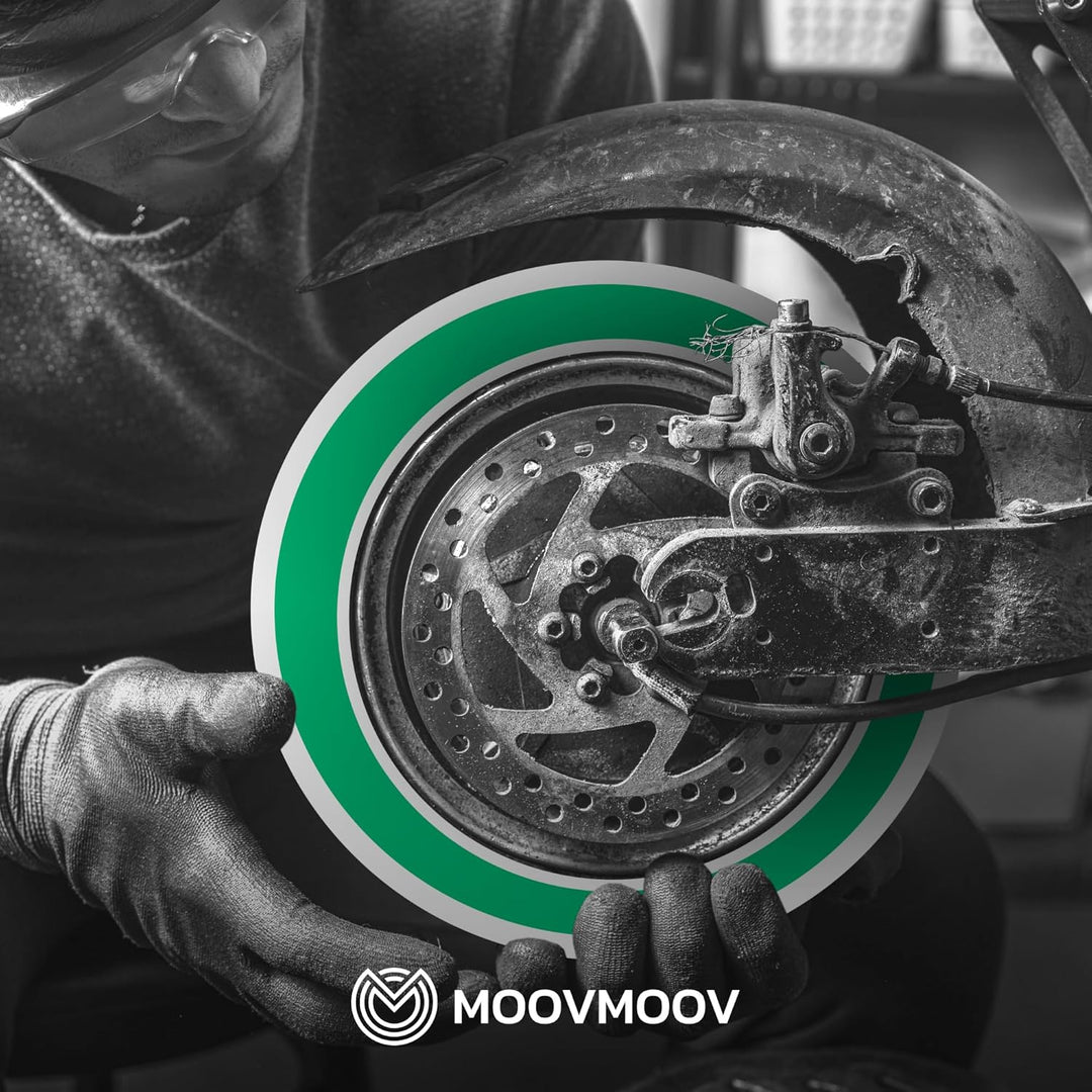 MOOVMOOV - 50/75-6.1 Reifen &amp; 8 1/2 x 2L Schlauch mit rechtem Ventil - Kit für Wispeed T850 / T855 P