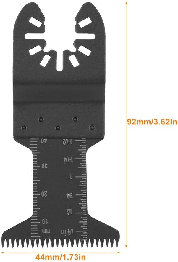 Oszillierende Sägeblätter, 20 Stück 44 mm hochkohlenstoffhaltiger Stahl Oszillierende Multi-Tool-Säg