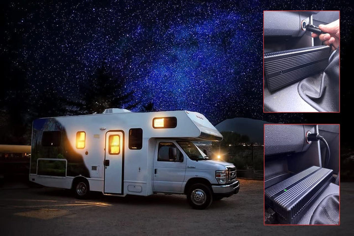 Enerpower DC-DC Kfz Ladegerät 12V-24V Li-Ion auf 42V 3A XLR-3, DC Rundstecker für Wohnmobile, Boote,