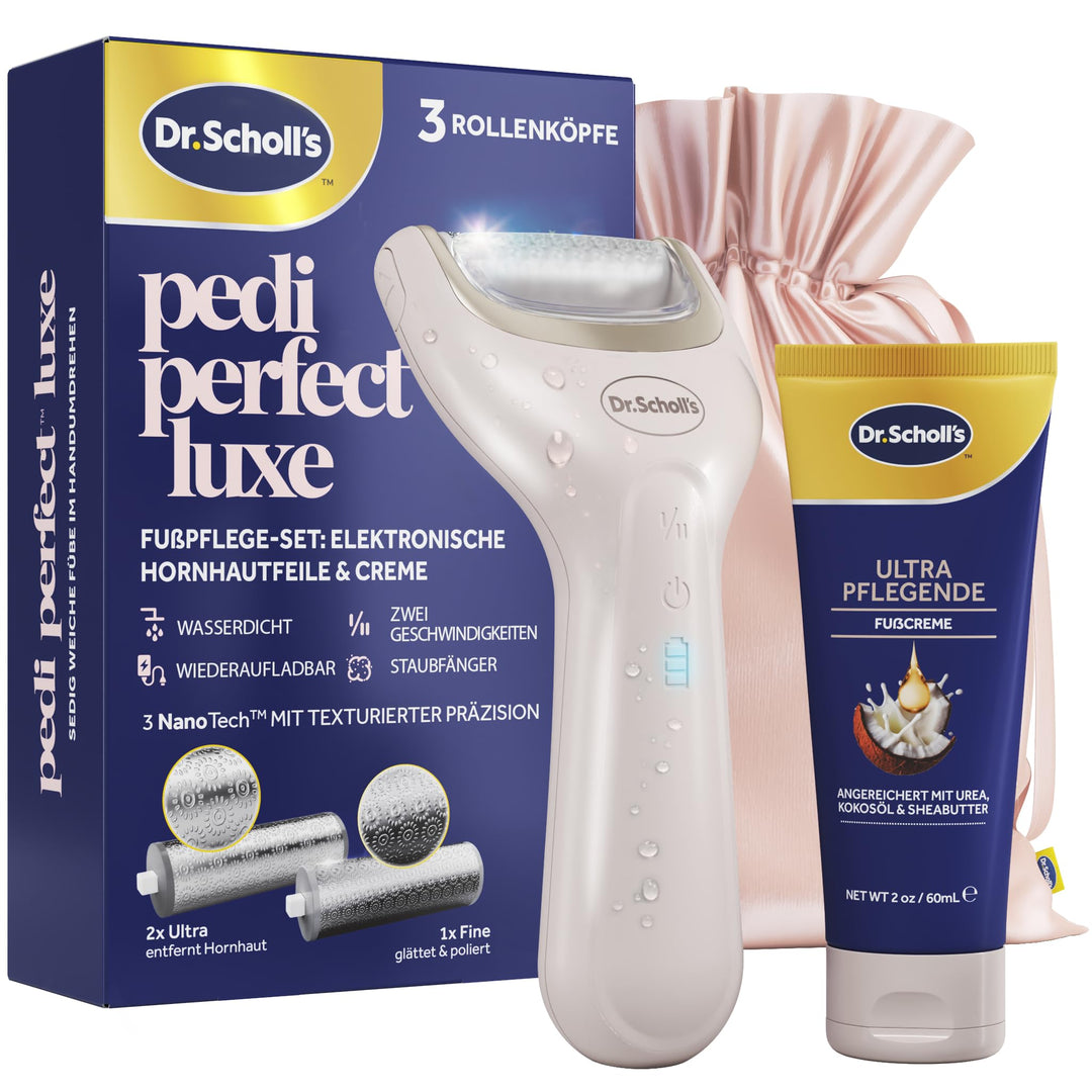 Dr. Scholl's Pedi Perfect Luxe Elektrische Fussfeile
