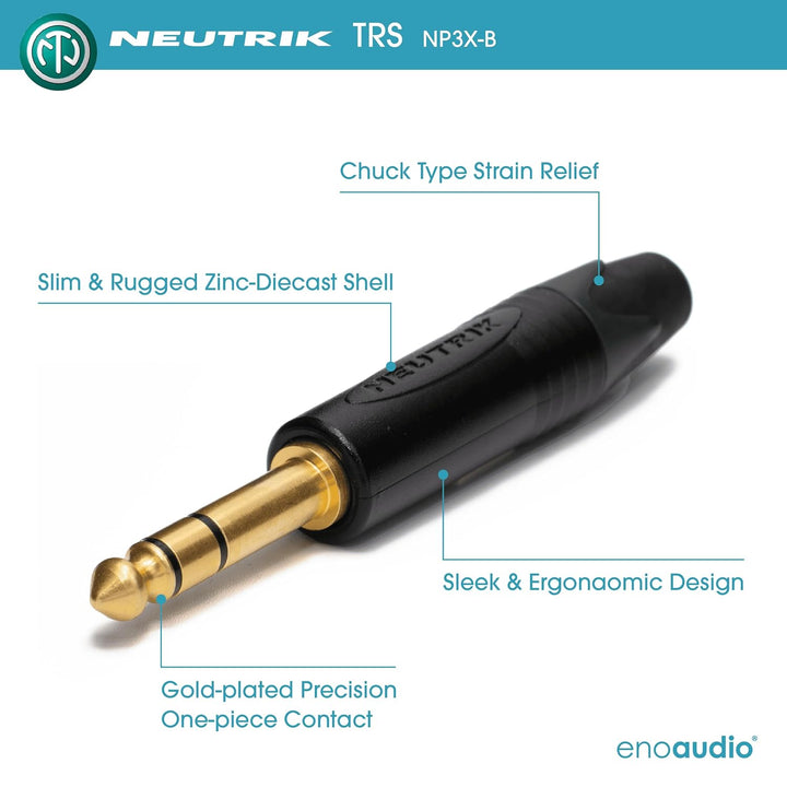 enoaudio Mogami 2932 8 Multicore Analog Kabel | Neutrik Gold XLR male - Neutrik 6,3mm TRS klinke | H