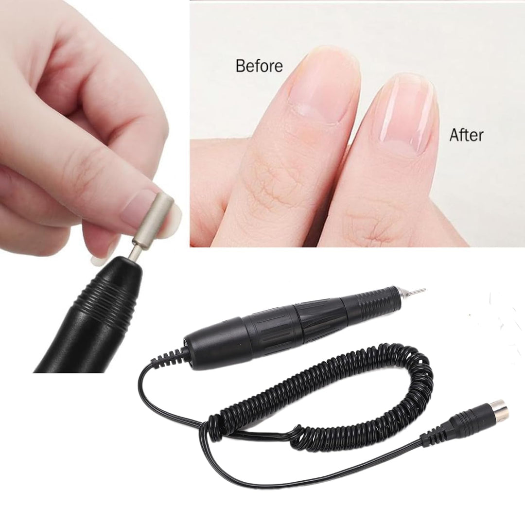 Kabelloser Nagelbohrer 35000 U Min Elektrischer Maniküre Gerät Pediküre Set mit USB Ladegerät und 6