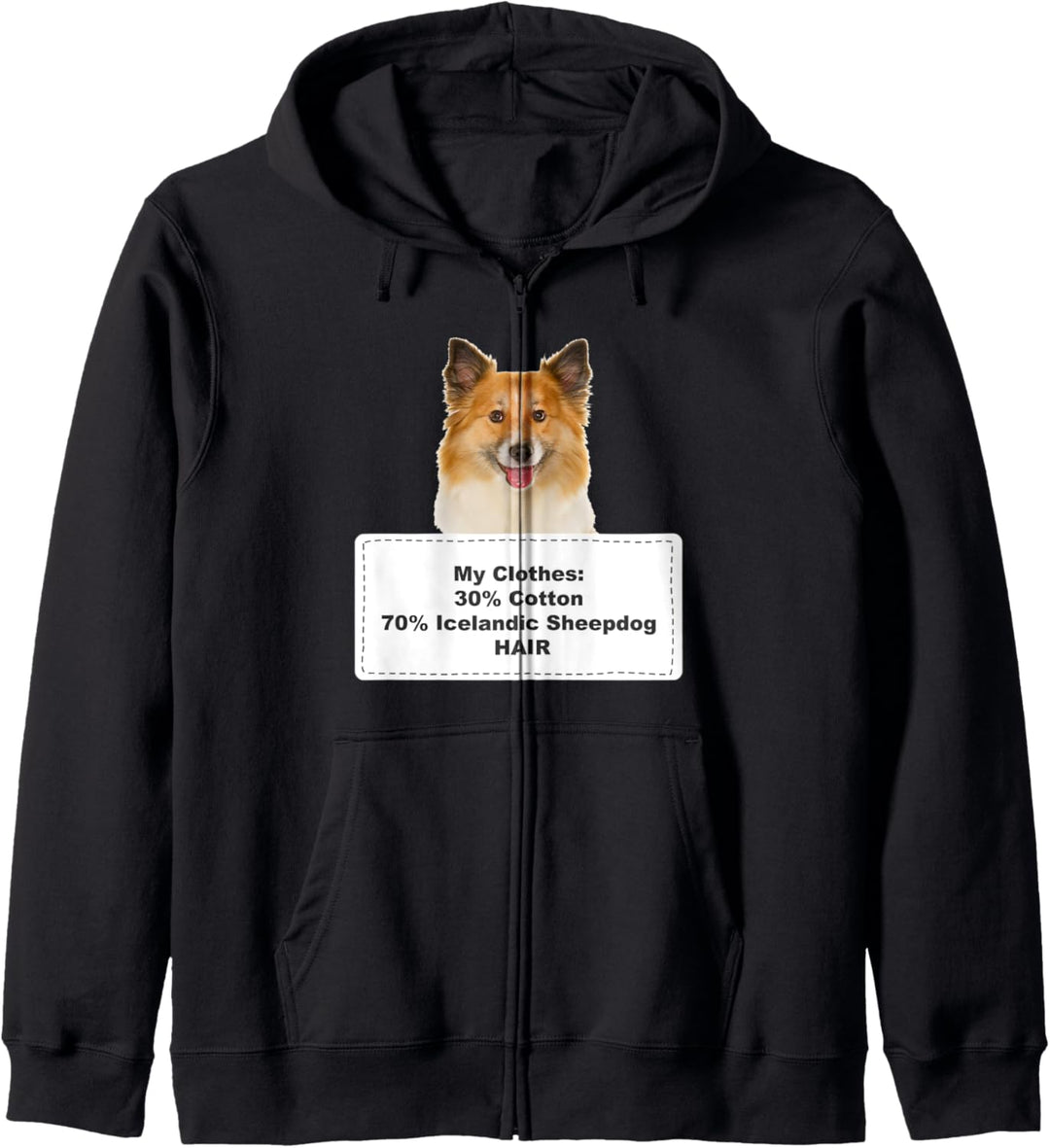 Funny Shedding Dog Icelandic Sheepdog Kapuzenjacke
