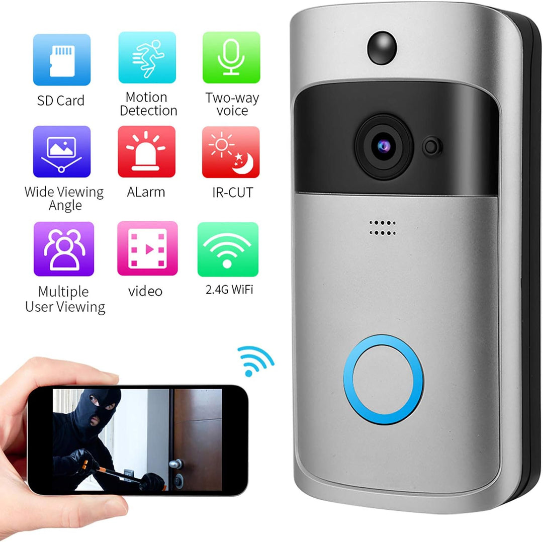 Video Doorbell Wired Ring Video Doorbell 1280p HD-Video, Türklingel, fortschrittliche Bewegungserfas