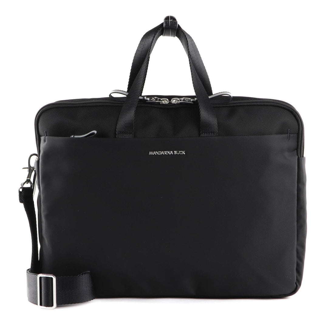Mandarina Duck Herren Knie Schulranzen, Schwarz