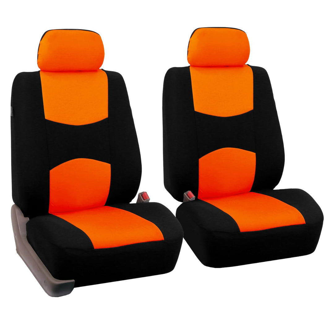 Satz vorne Flachgewebe - Autositzbezüge Orange Orange-Pair Set, Orange-Pair Set