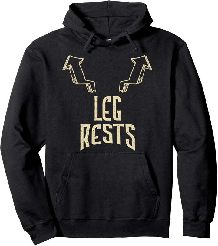 Beinstützen I Schwarzer Humor I Humor für Erwachsene Pullover Hoodie