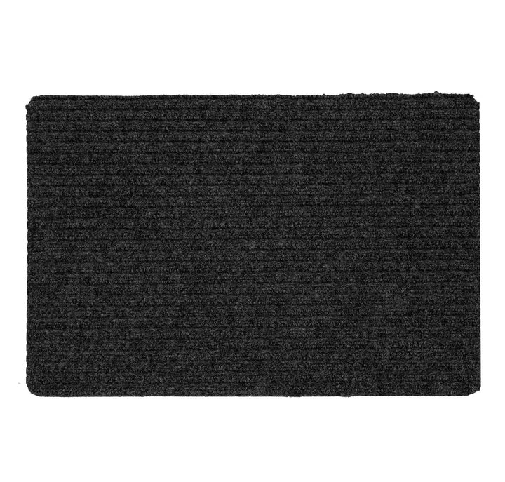 Astra Fussmatte innen anthrazit Schmutzfangmatte rutschfest – Türmatte 40x60 cm wasserabweisend – Ri