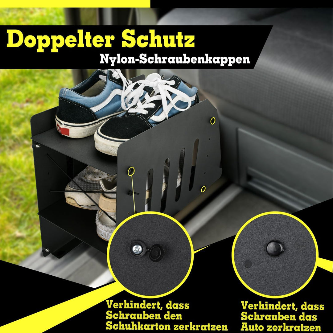 TOPOWN Schuhregal für vw t5 T6 T6.1 California Zubehör Passend für VW T5 T6 T6.1 California Schuhorg