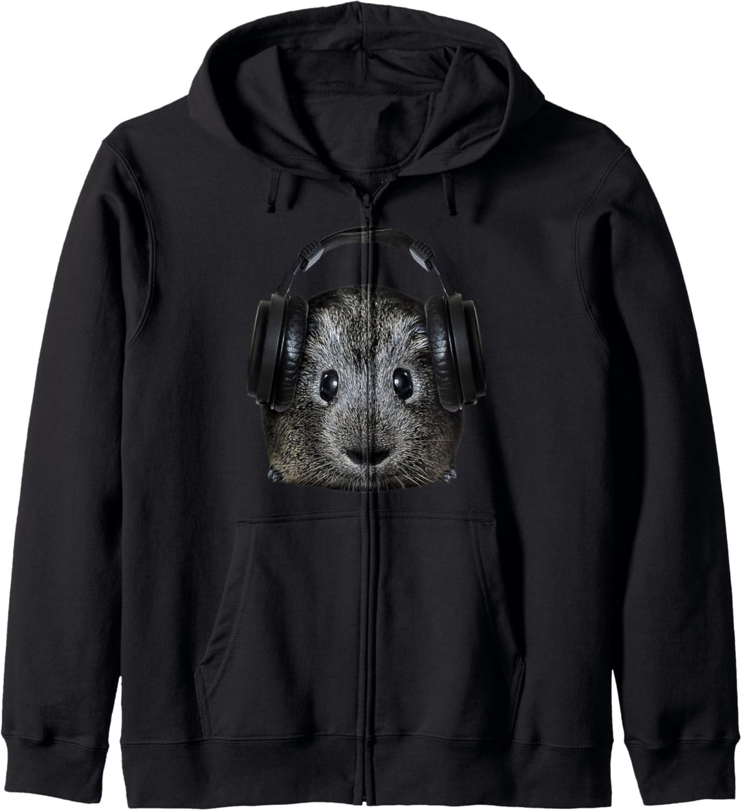 DJ Meerschweinchen Geschenk Musik Festival Elektro Haustier Kapuzenjacke