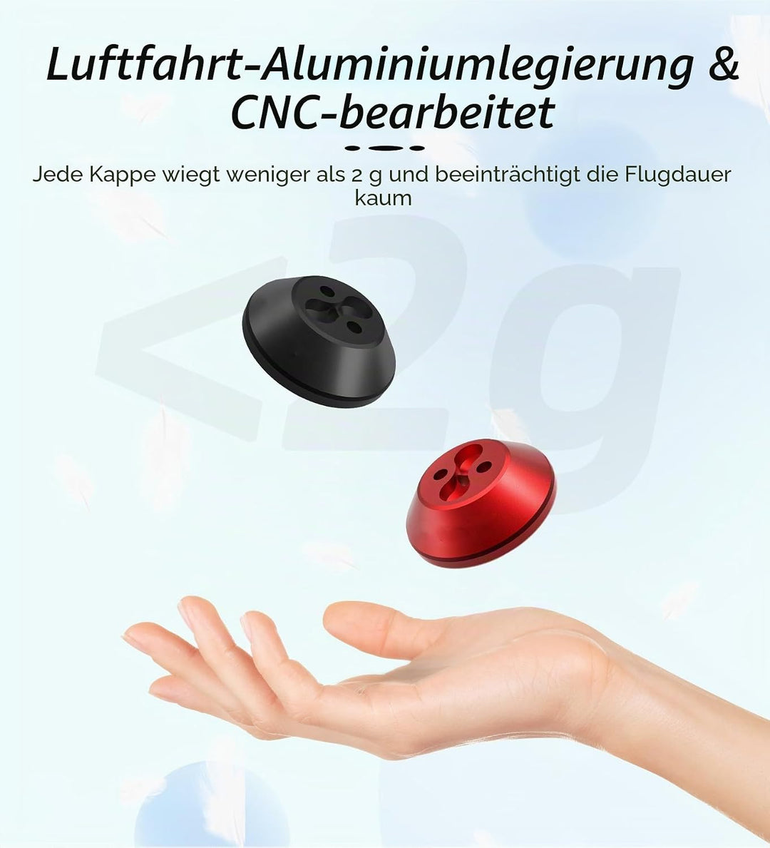 Motorabdeckung Kappe für DJI Avata 2 Aluminiumlegierung Drohnenmotor-Schutzhülle Staubdicht Wasserdi