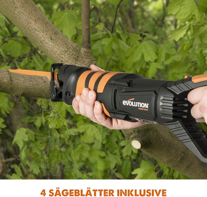 Evolution Power Tools R230RCP Säbelsäge, Mehrzwecksägen, 180° drehbarer Handgriff Kabelgebunden R230