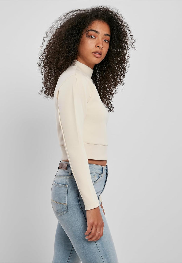 Urban Classics Damen Sweatshirts, L Sand