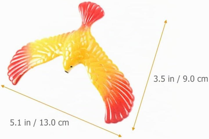 NUOBESTY 10 Stücke Schwebevogel Balance Vogel Spielzeug Balance Eagle mit Pyramidenständer Balancing