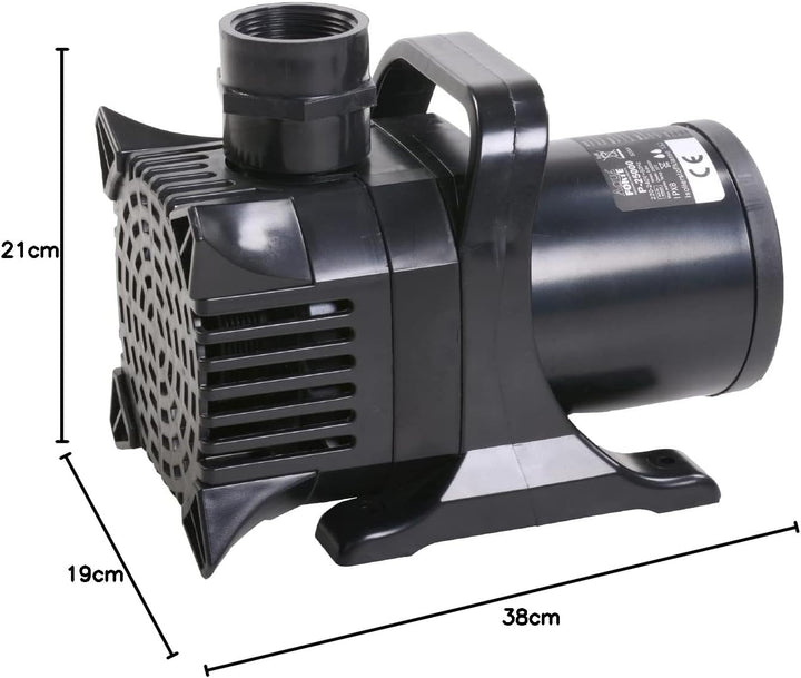 AquaForte P-20.000 Teichpumpe, 420 Watt, Maximale Durchfluss 20 m3/Stunde, maximale Förderhöhe 7.5 M