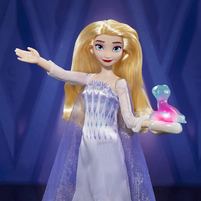 Disneys Die Eiskönigin 2 sprechende ELSA und Freunde, ELSA Puppe mit Geräuschen und Sätzen, Spielzeu