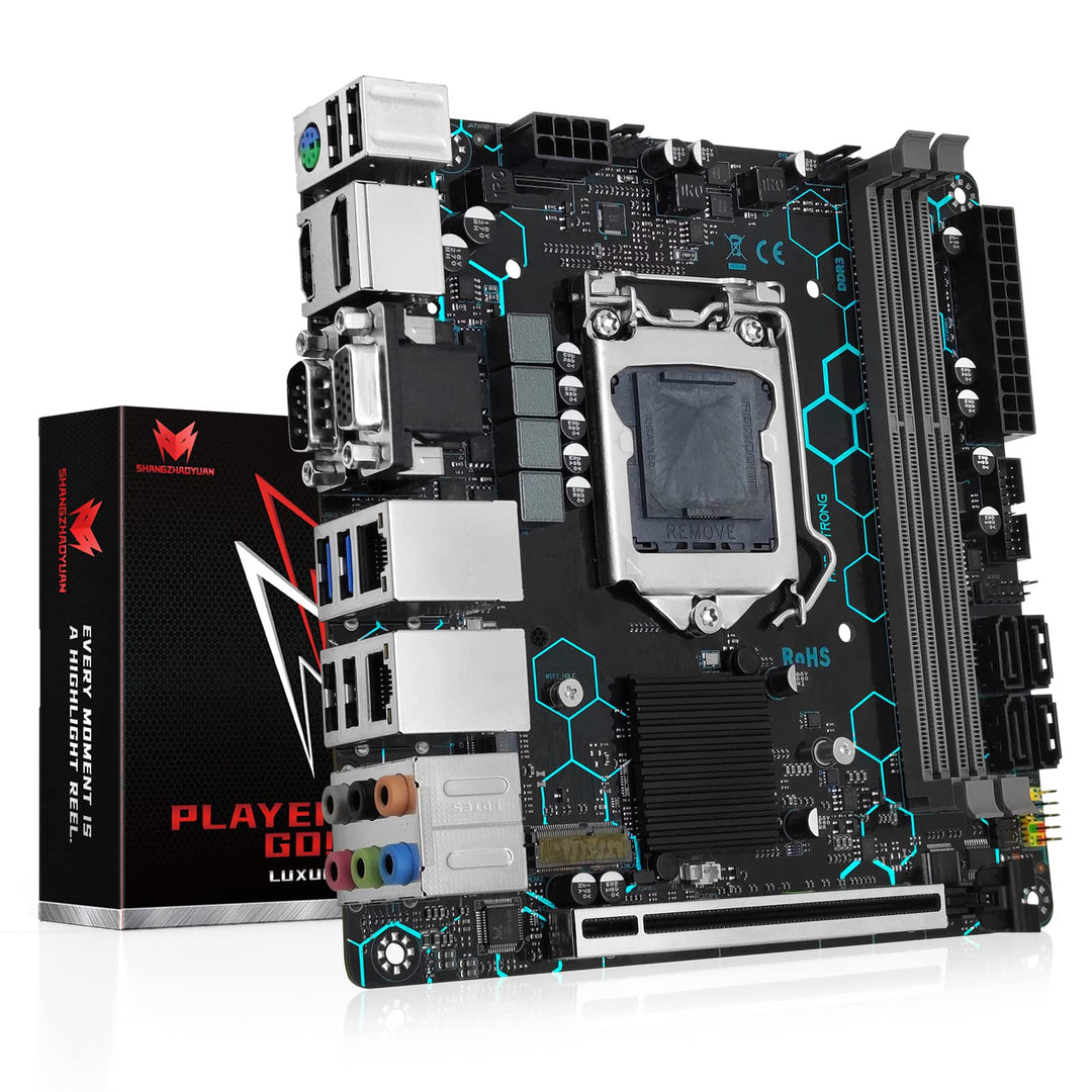 SHANGZHAOYUAN H97 Strong LGA 1150 Mainboard für Intel Core i7/i5/i3/E3 Prozessor der 4. Generation (