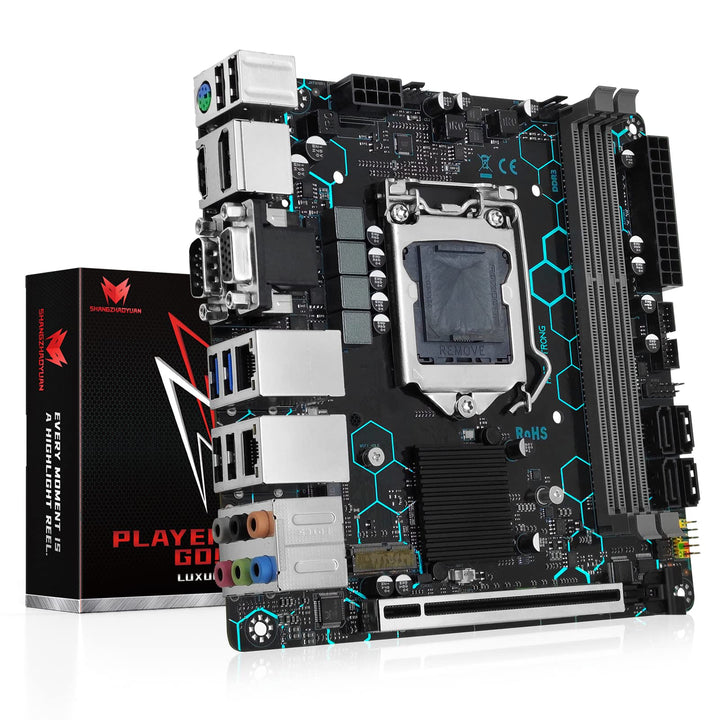 SHANGZHAOYUAN H97 Strong LGA 1150 Mainboard für Intel Core i7/i5/i3/E3 Prozessor der 4. Generation (