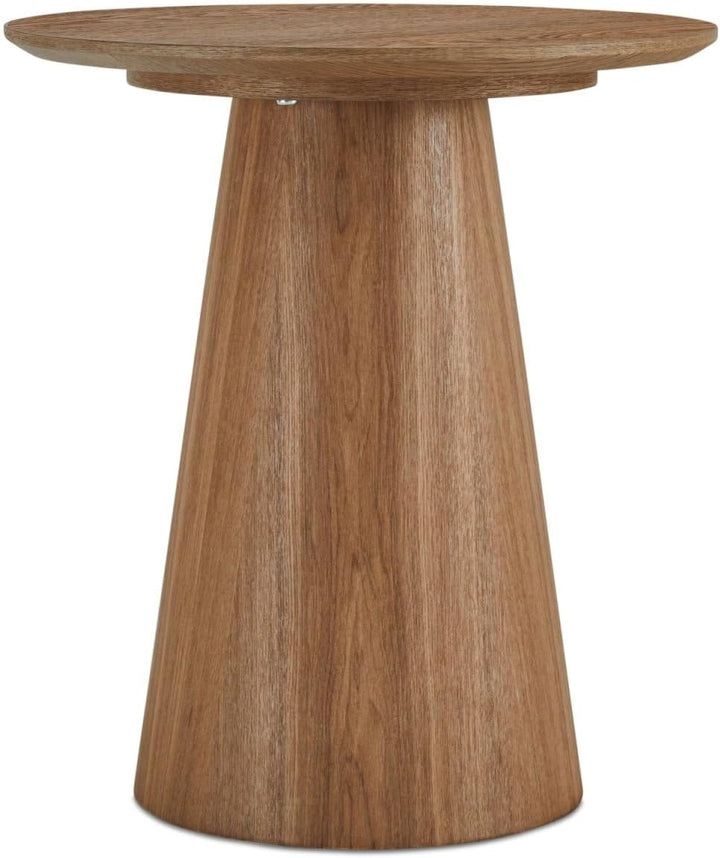 Furnhouse Ibbe Design Runder Natur Couchtisch Wohnzimmertisch ø45x50 cm Eichenoptik Design Skandinav