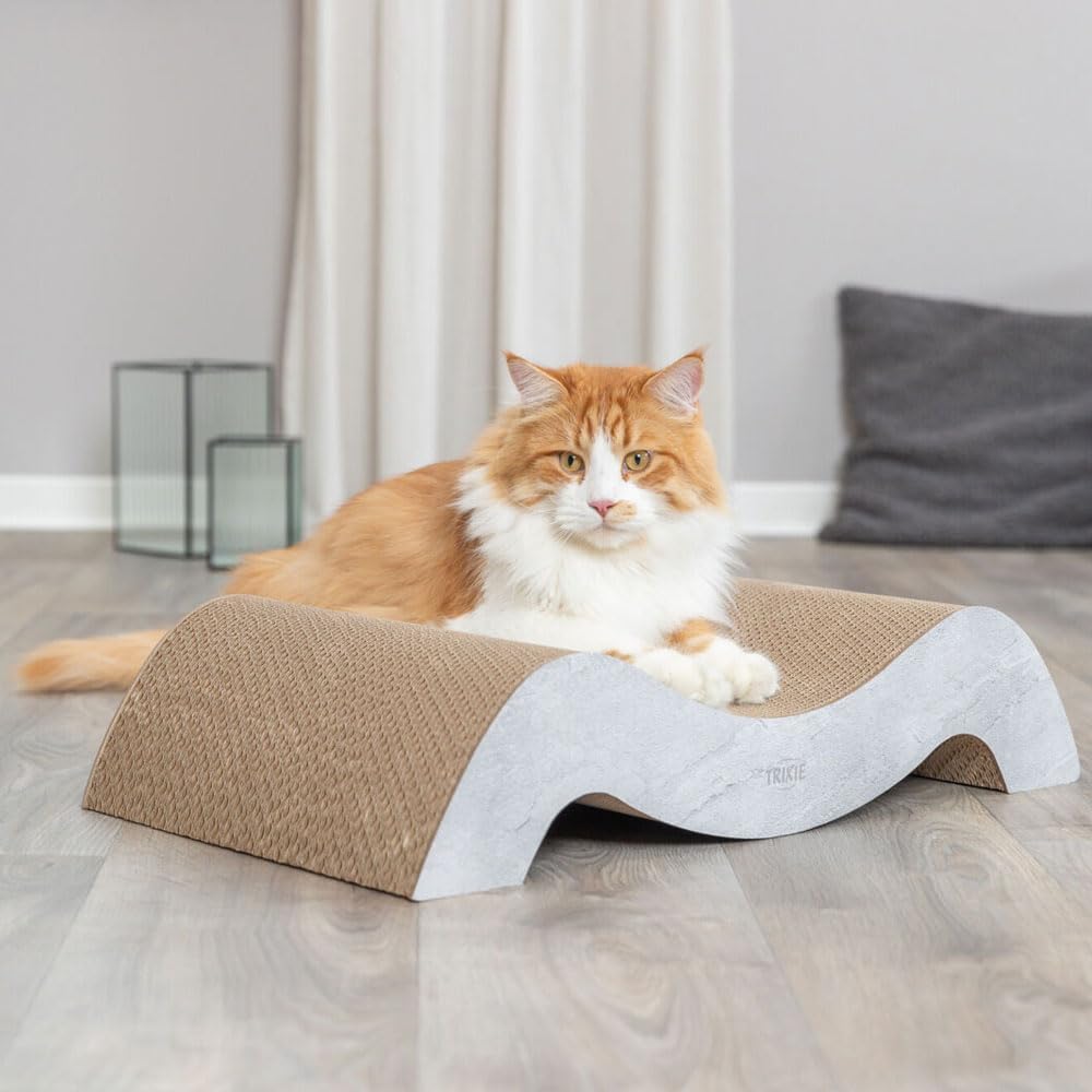 TRIXIE - Katzenkratzplatte XXL 64 cm × 14 cm × 37 cm. - TR-48031