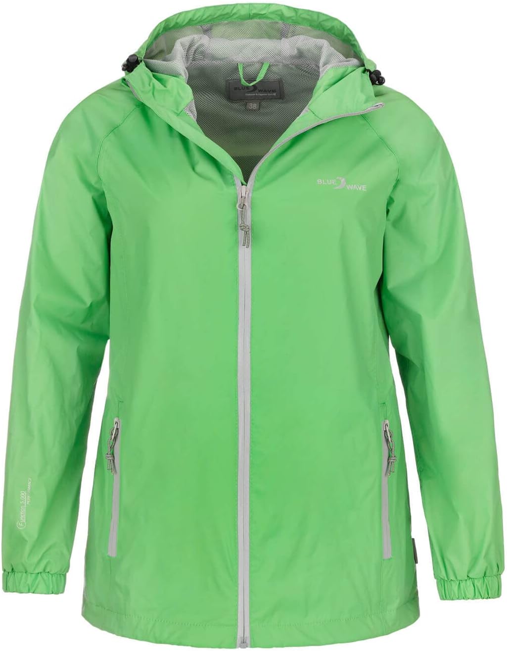Blue Wave Damen Funktionsjacke Fabienne - Outdoor-Jacke Regenjacke Wander- und Fahrradjacke 36 Rosa,