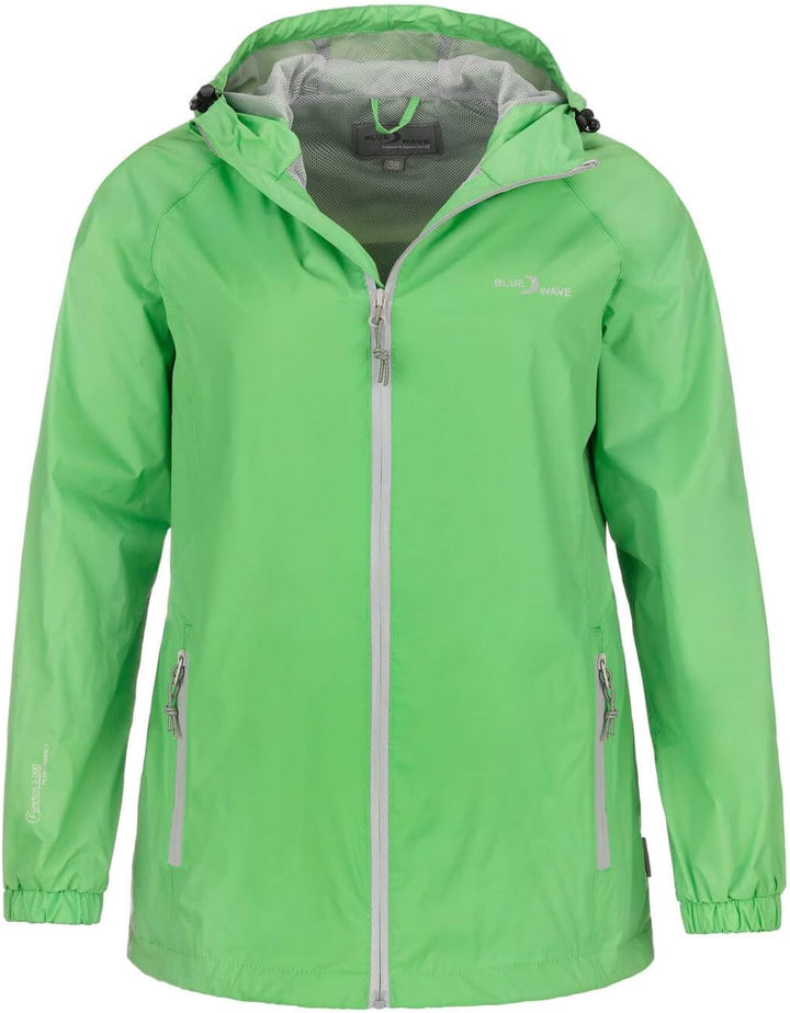 Blue Wave Damen Funktionsjacke Fabienne - Outdoor-Jacke Regenjacke Wander- und Fahrradjacke 36 Rosa,