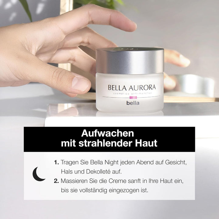 BELLA AURORA - Restrukturierende und Reparierende Anti Aging Nachtcreme gegen Pigmentflecken 50 ml,