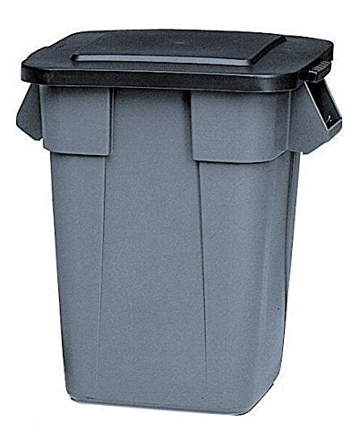 Rubbermaid Commercial Products Snap On Lid - Grey Grau Passend für 151,4 L BRUTE Quadratische Behält