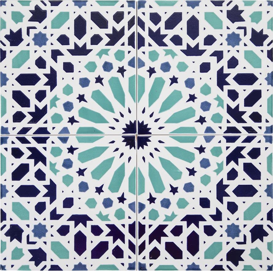 Cerames Orientalische Marokkanische Keramikfliesen Fez - dekorative Mosaikfliesen für das Badezimmer
