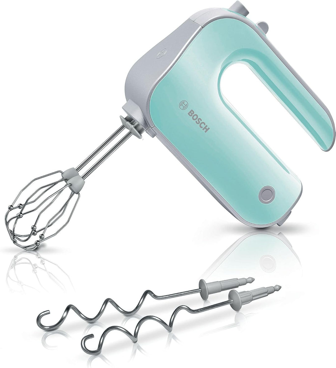 Bosch Handrührer Styline MFQ40302, 2 Rührbesen, 2 Edelstahl-Knethaken, spülmaschinengeeignet, 5 Stuf