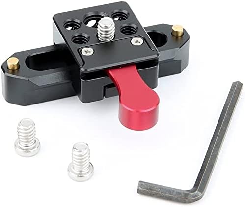 NATO Clamp,NICEYRIG NATO Lock Klemme mit Quick Release Sicherheitsschiene 7cm für LED Video Licht, M