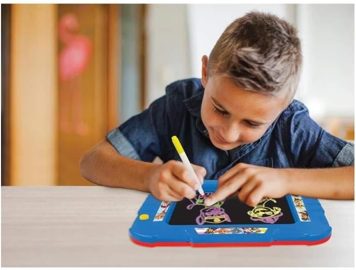 Ardoise lumineuse à dessiner Lexibook La Pat'Patrouille avec feutres
